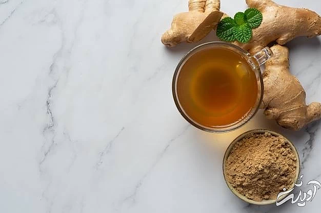 نوشیدن چای زنجبیل برای رفع سردرد کامپیوتری چای زنجبیل